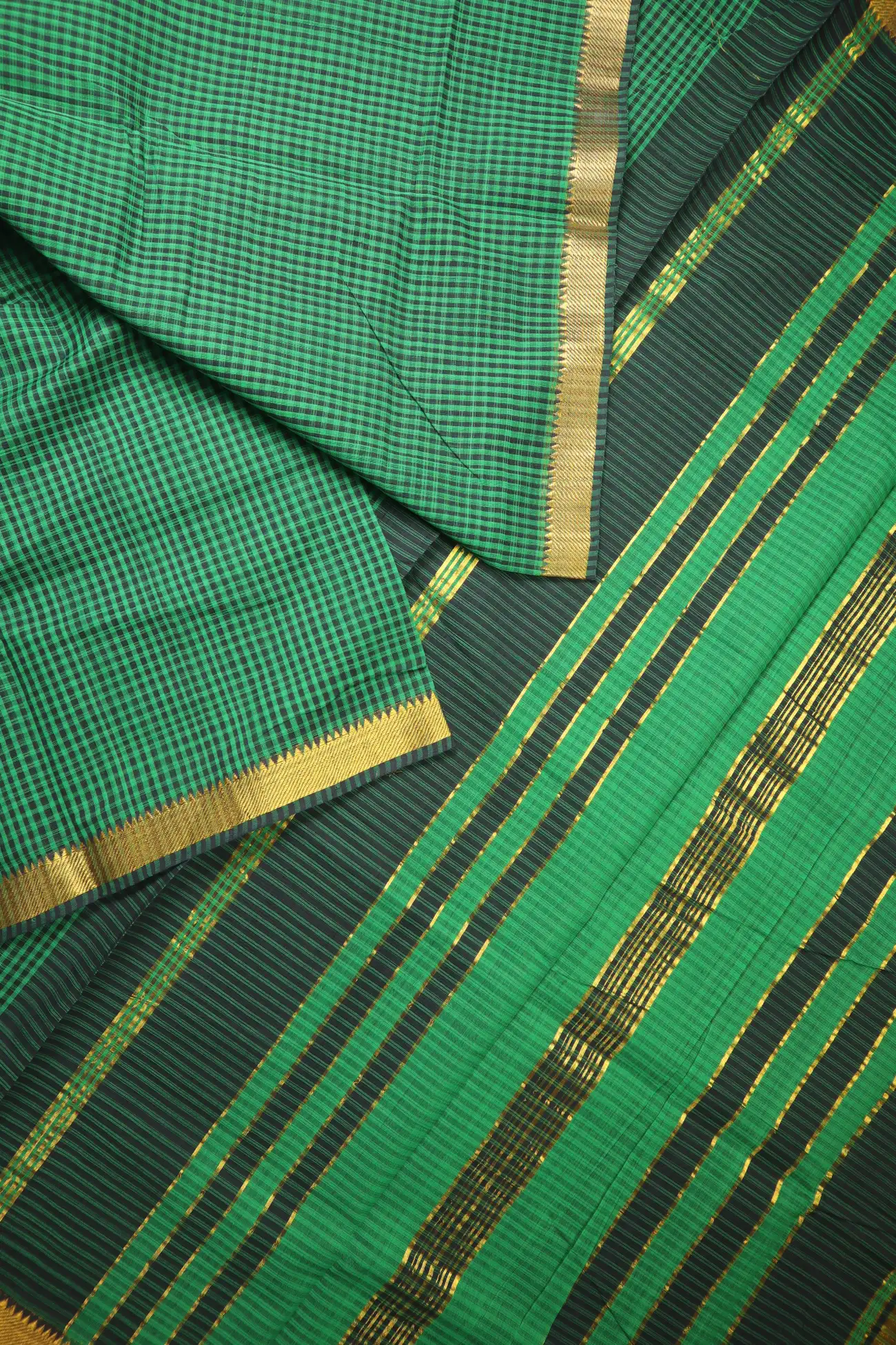 green-bavanji-border-checked-mangalagiri-saree-ml002982-b