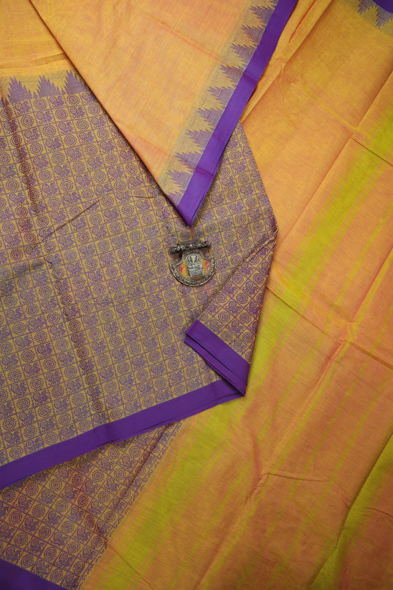 orange-ruthratcham-peacock-kanchi-cotton-saree-uu005757-a