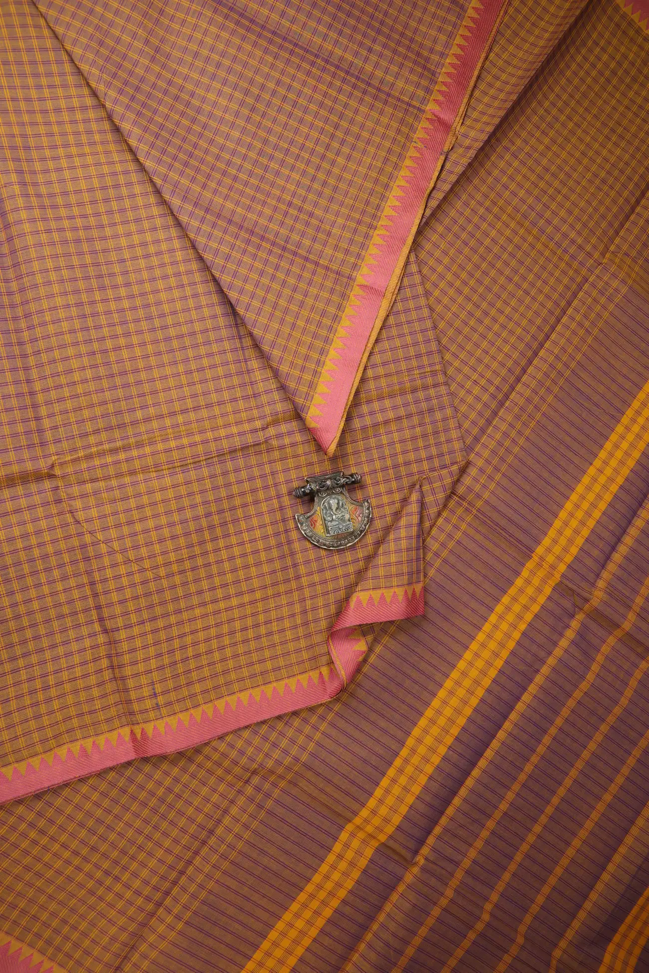 brown-temple-checked-saree-ck002867-a
