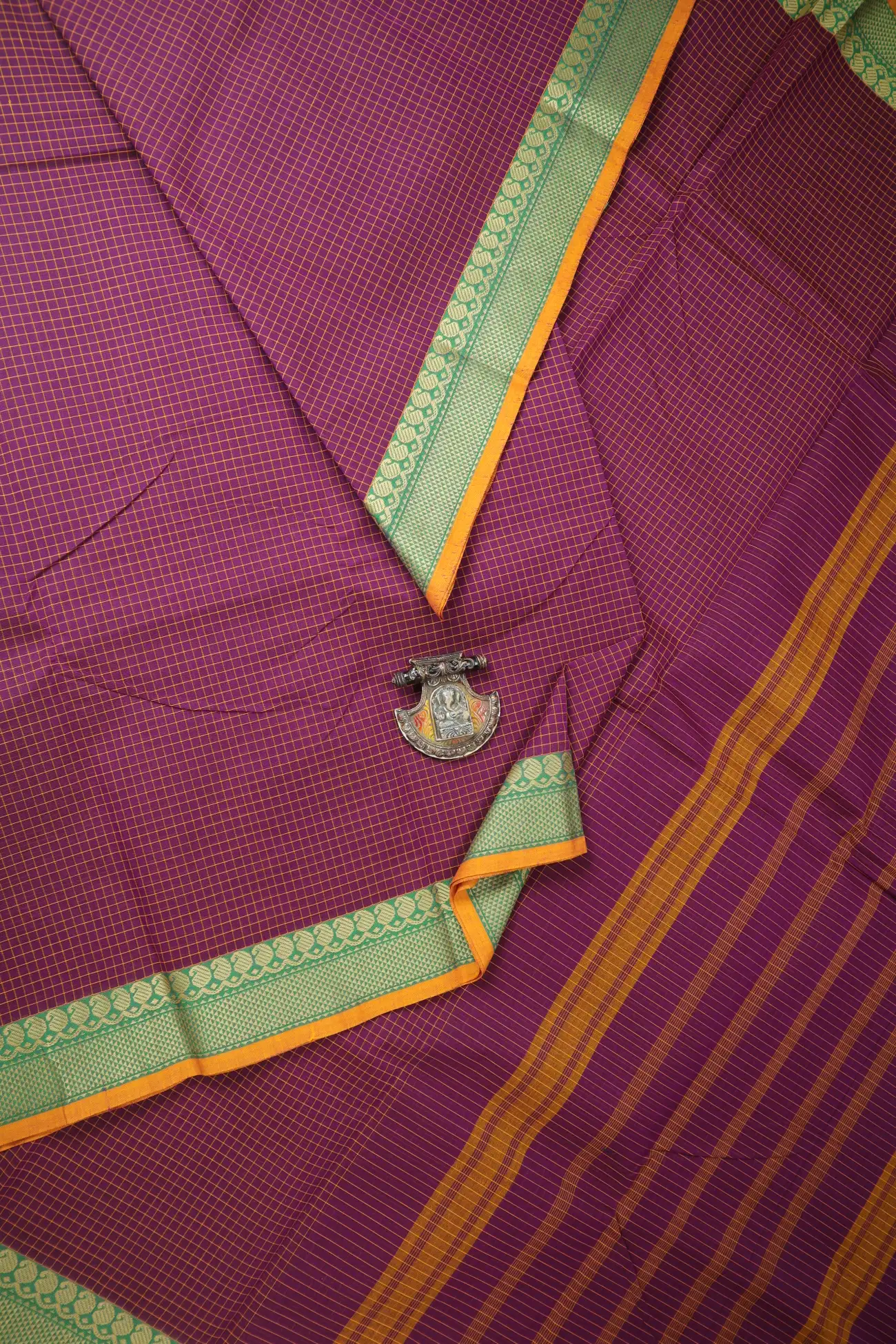 purple-mango-checked-saree-ck002872-a