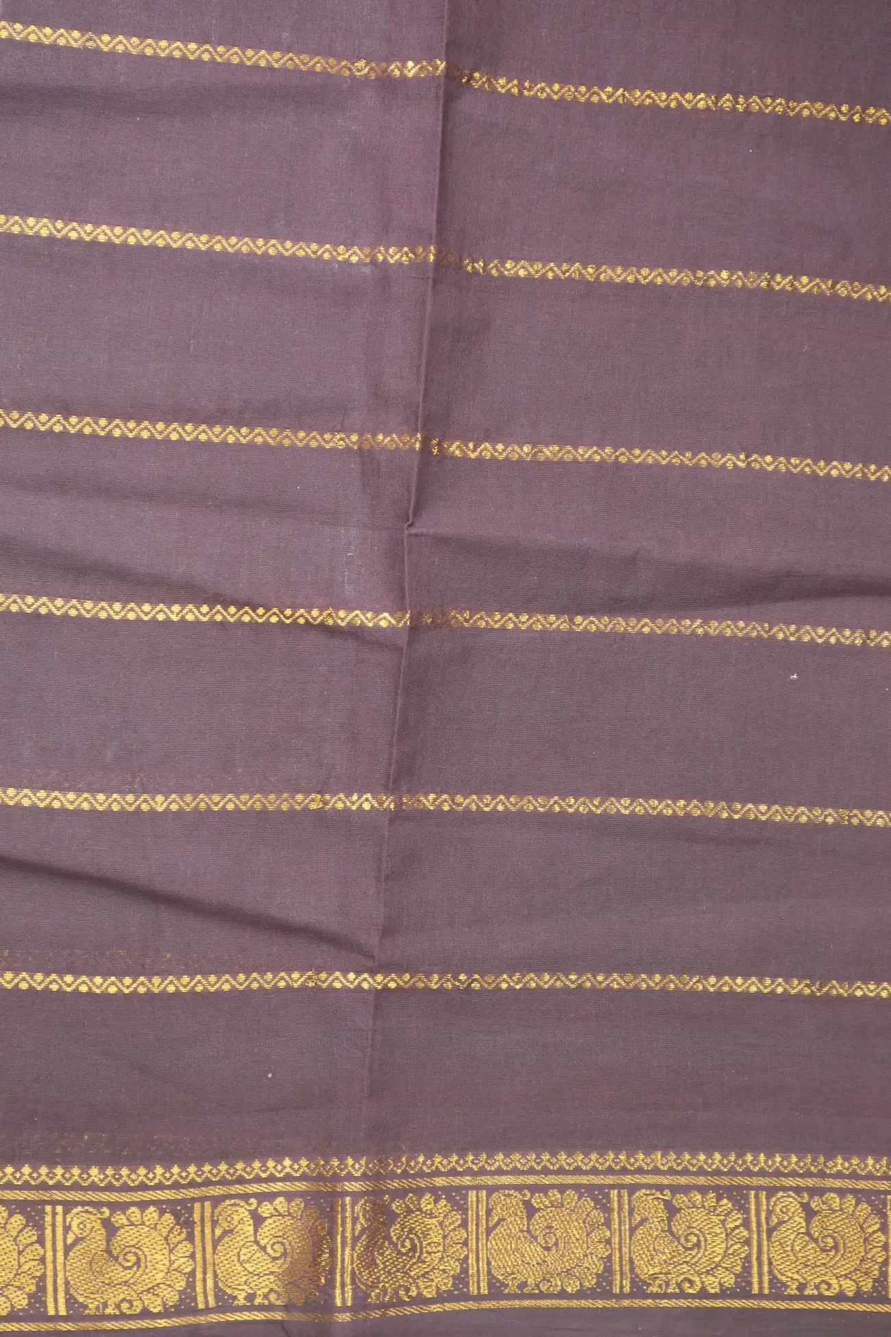 coffee-brown-peacock-sungudi-fabric-1m-bit-sf000061-a