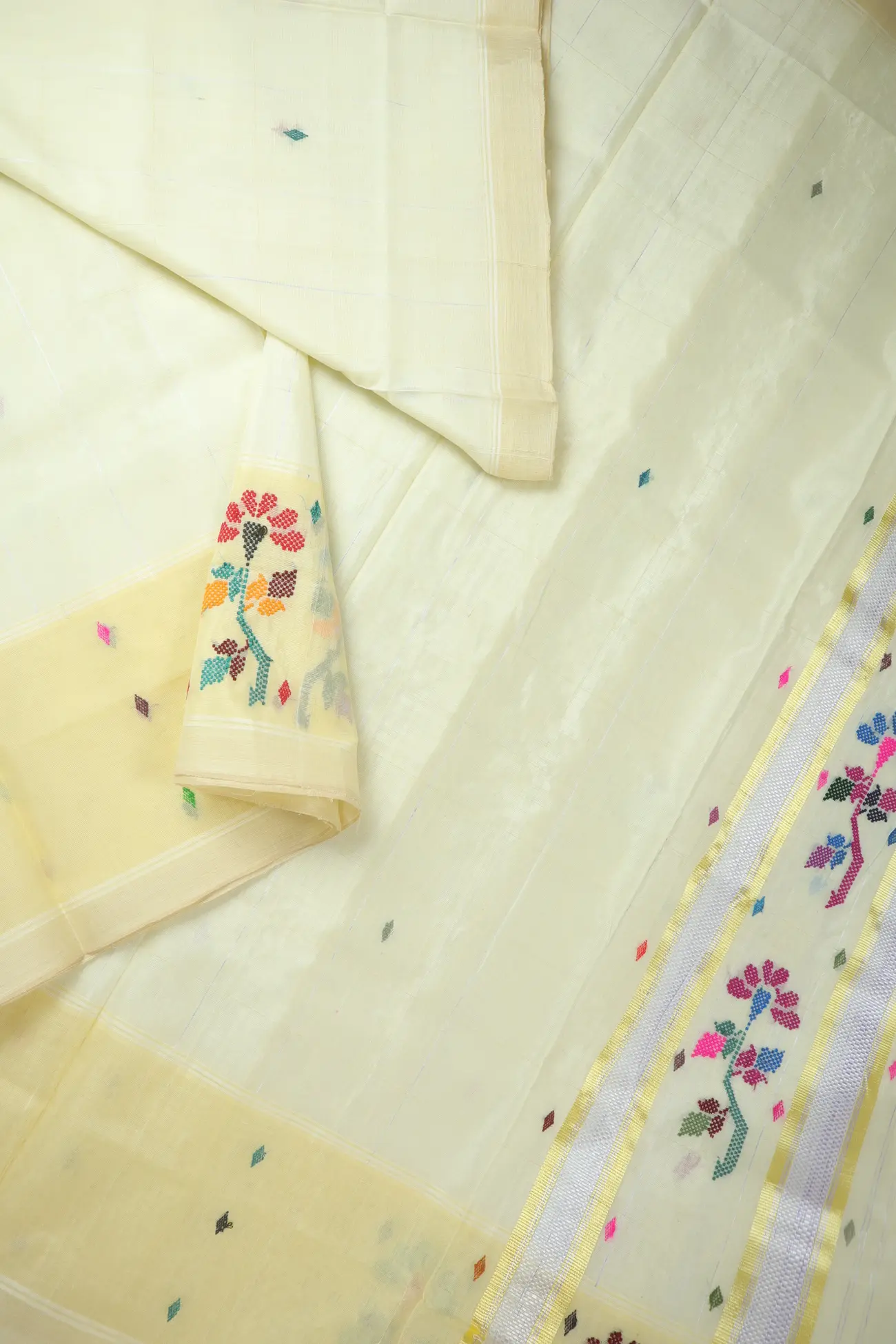 ivory-flower-chedi-butta-saree-cb000541-b