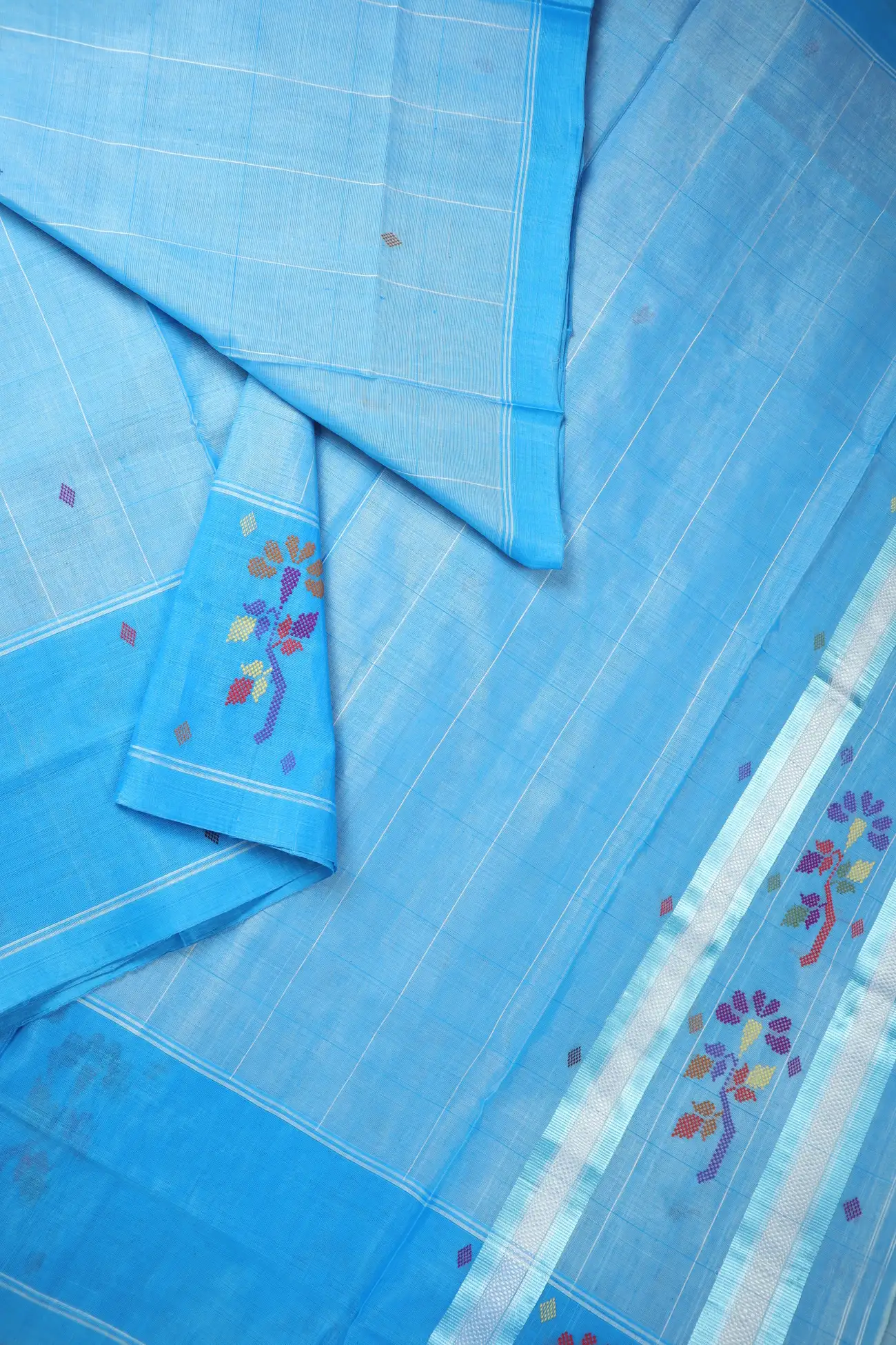 sky-blue-flower-chedi-butta-saree-cb000542-b
