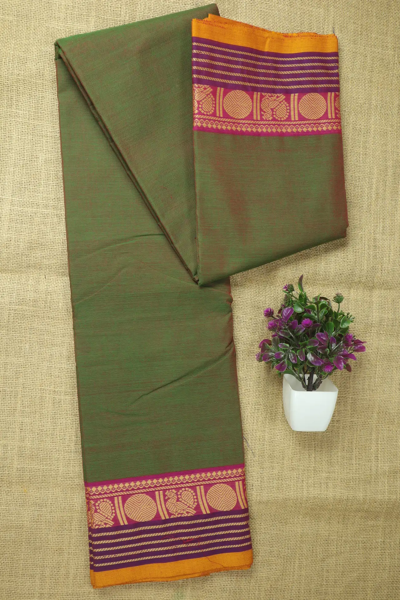 dark-olive-green-ruthratcham-peacock-malarkodi-saree-mk008471-a