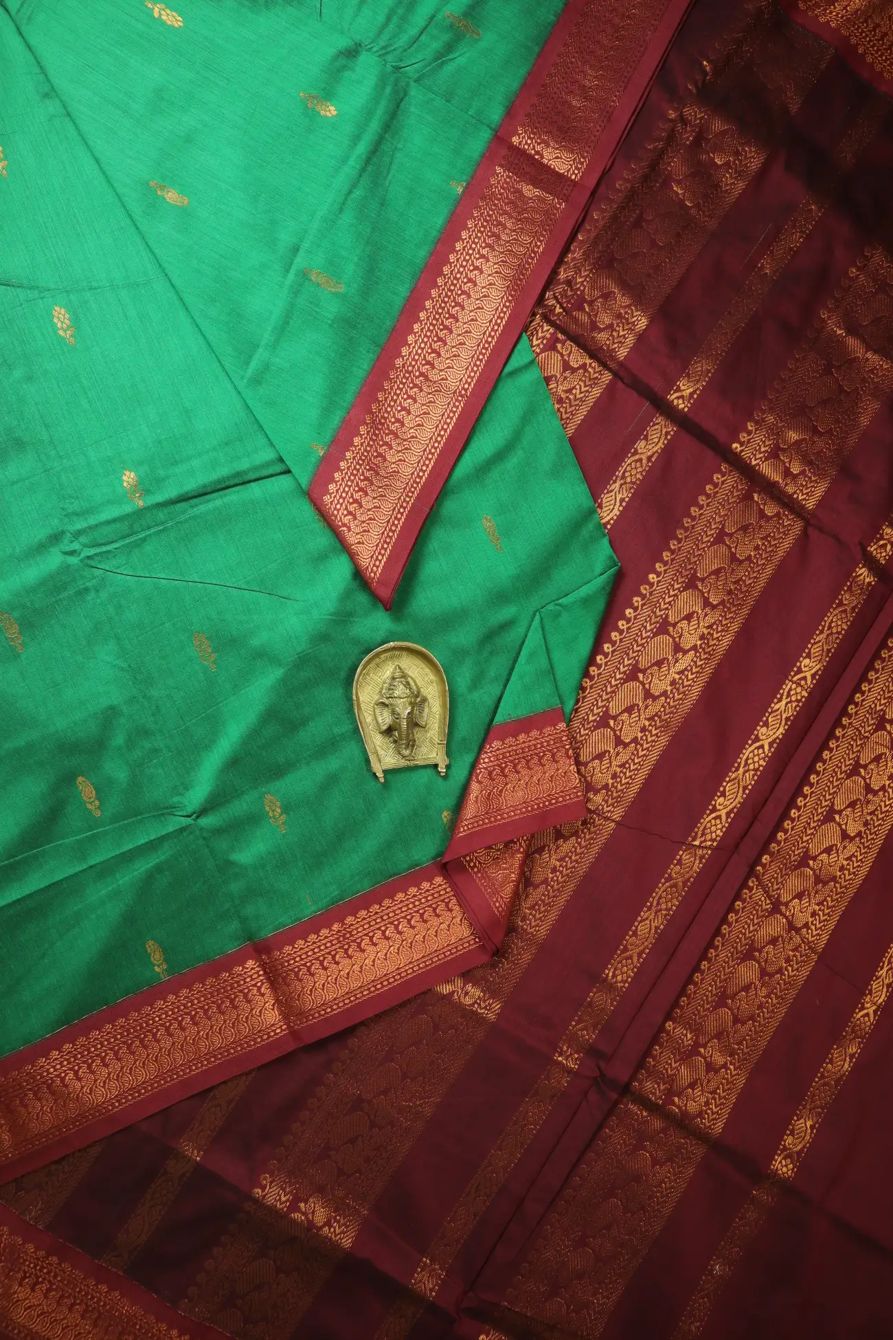 dark-green-peacock-flower-kalyani-cotton-kc000313-a
