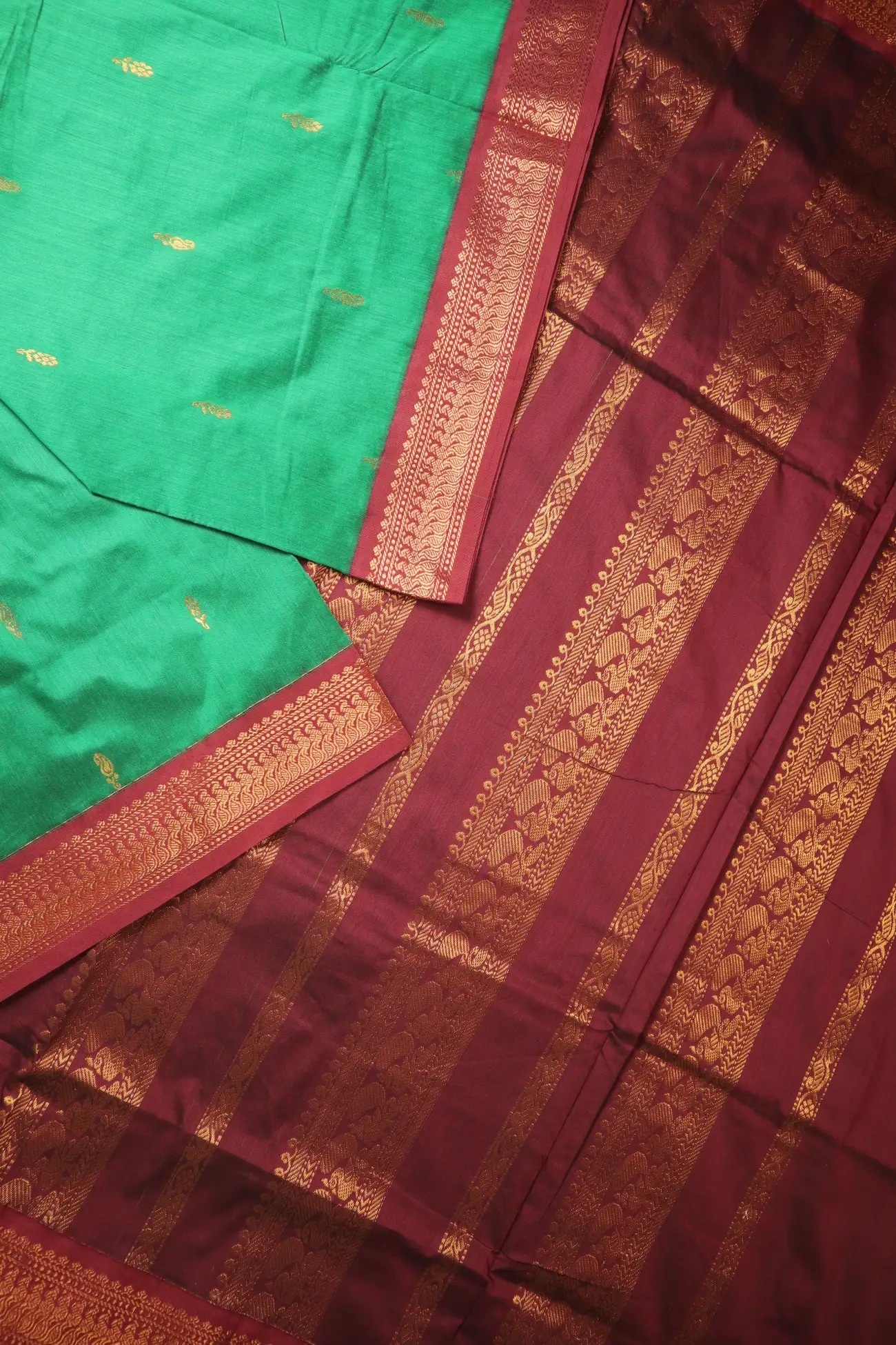 dark-green-peacock-flower-kalyani-cotton-kc000313-b