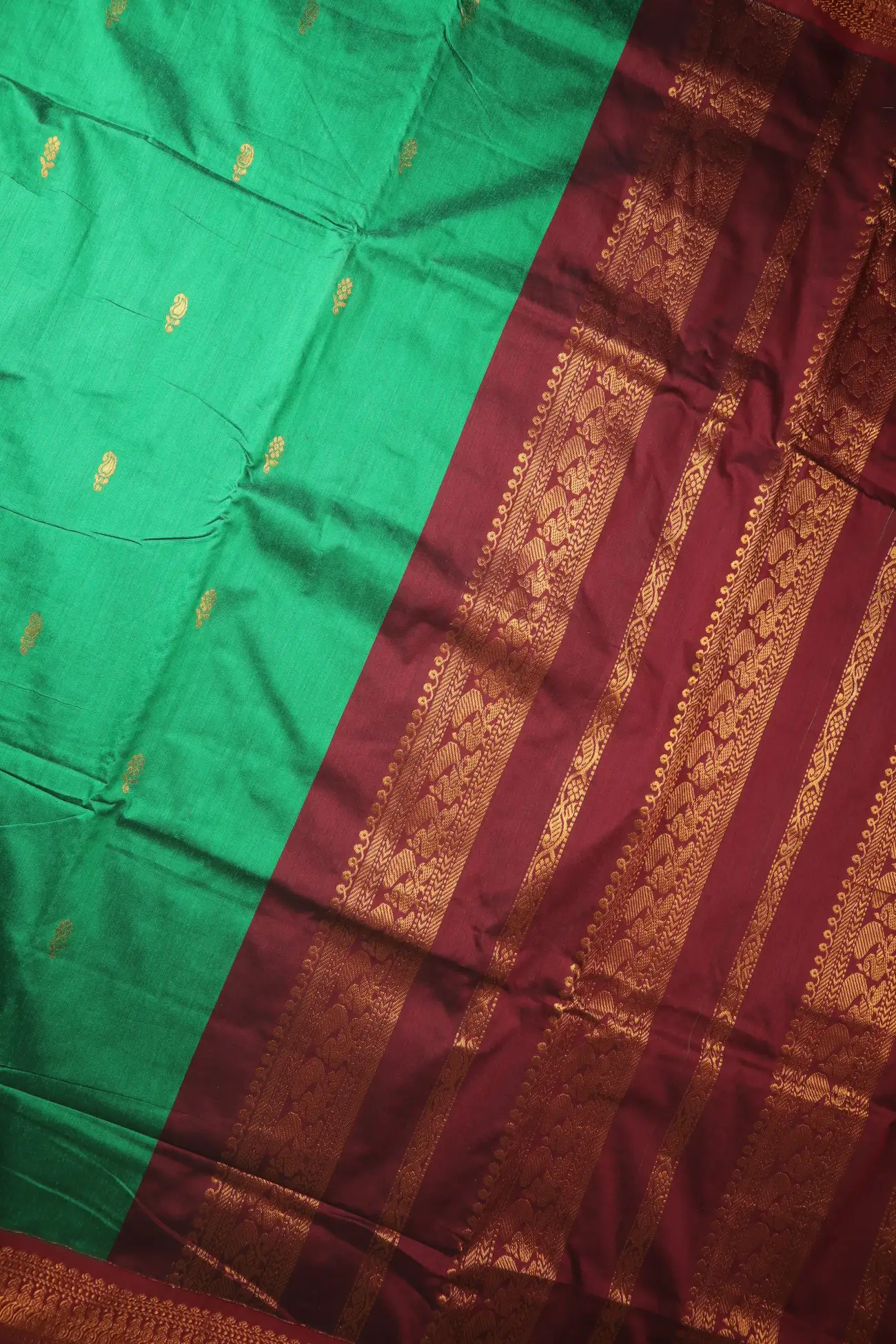 dark-green-peacock-flower-kalyani-cotton-kc000313-c