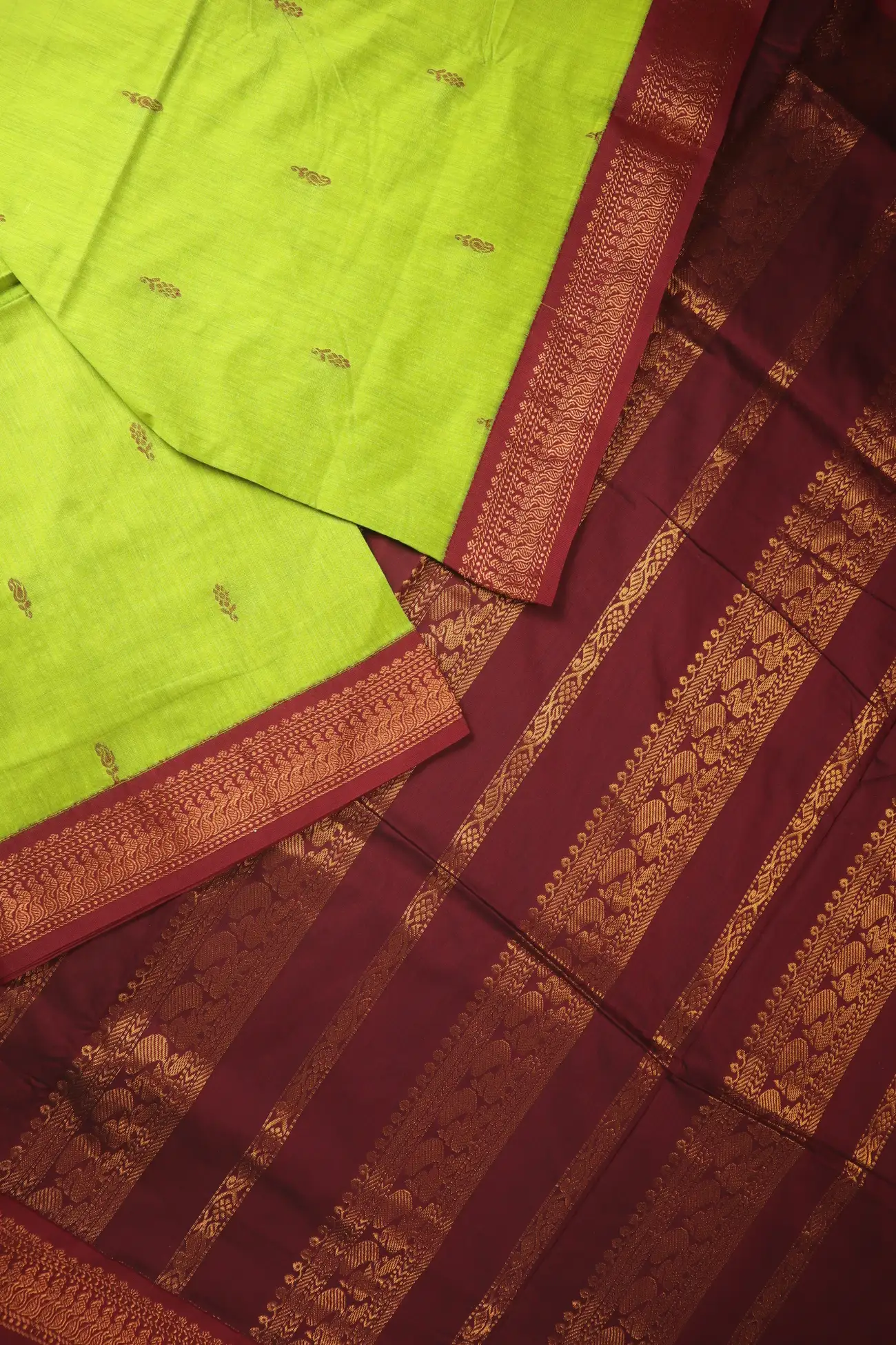 lime-green-peacock-flower-kalyani-cotton-kc000292-b
