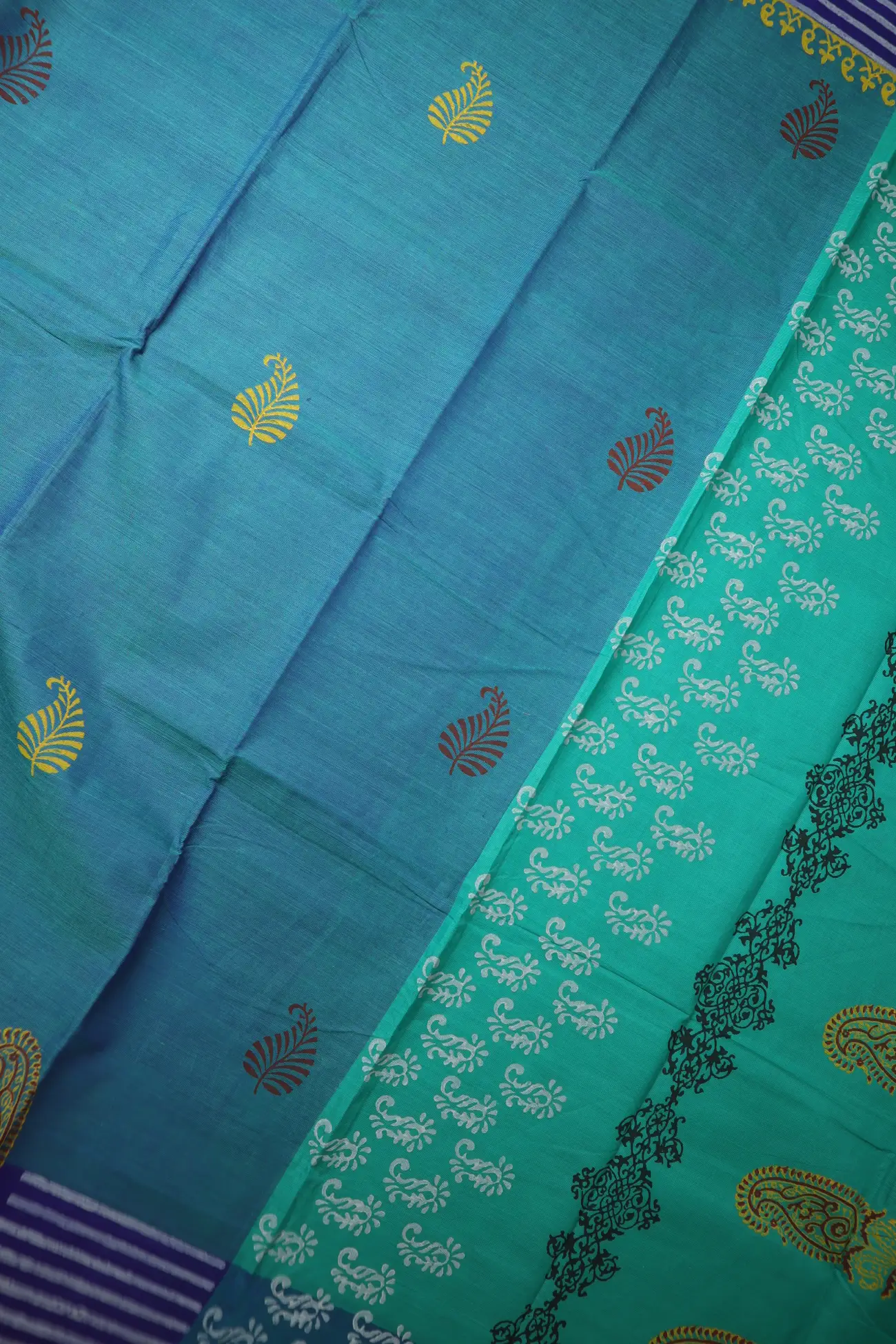 teal-leaf-mango-chettinad-printed-saree-gc002973-c