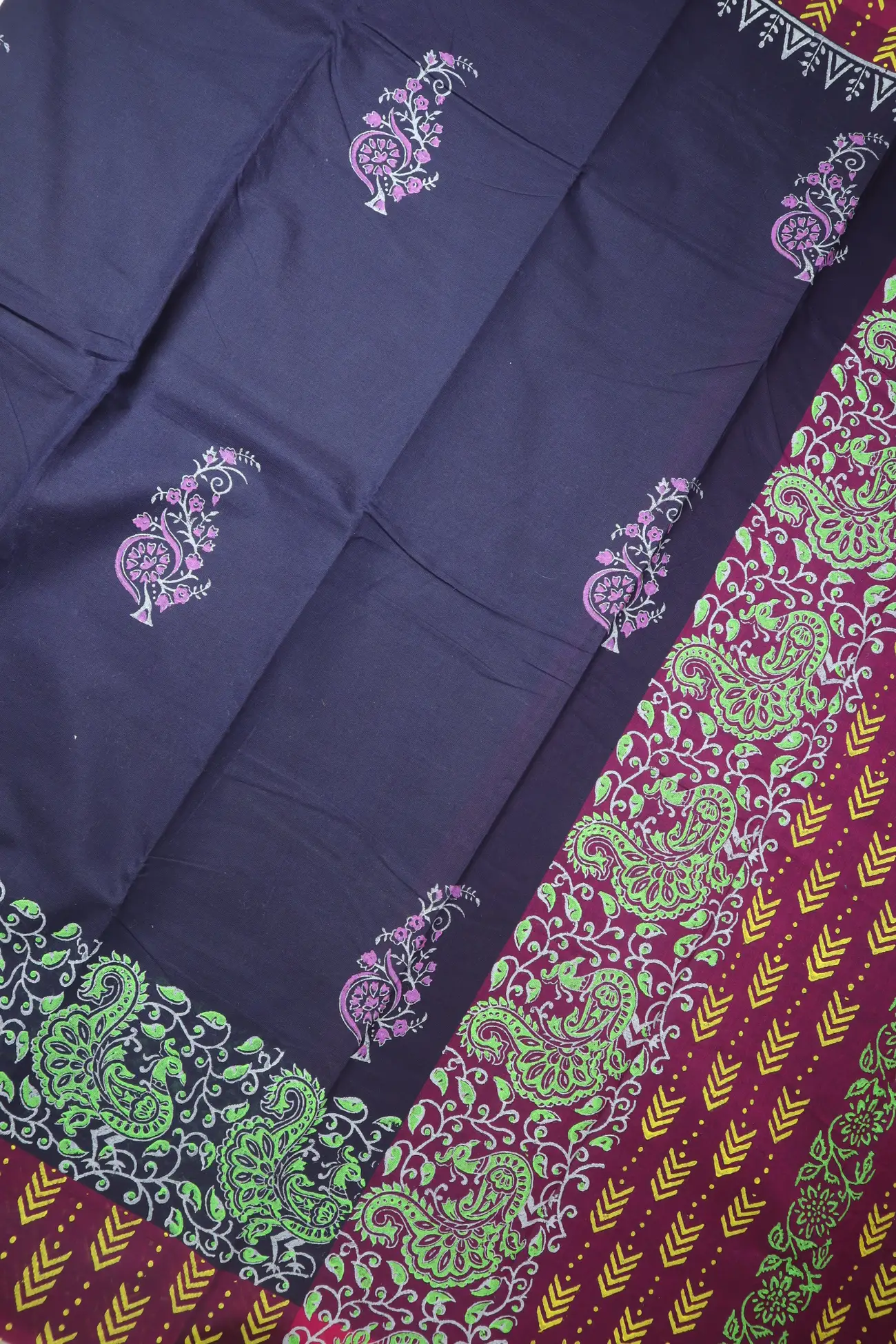 navy-peacock-flower-tree-chettinad-printed-saree-gc002980-c