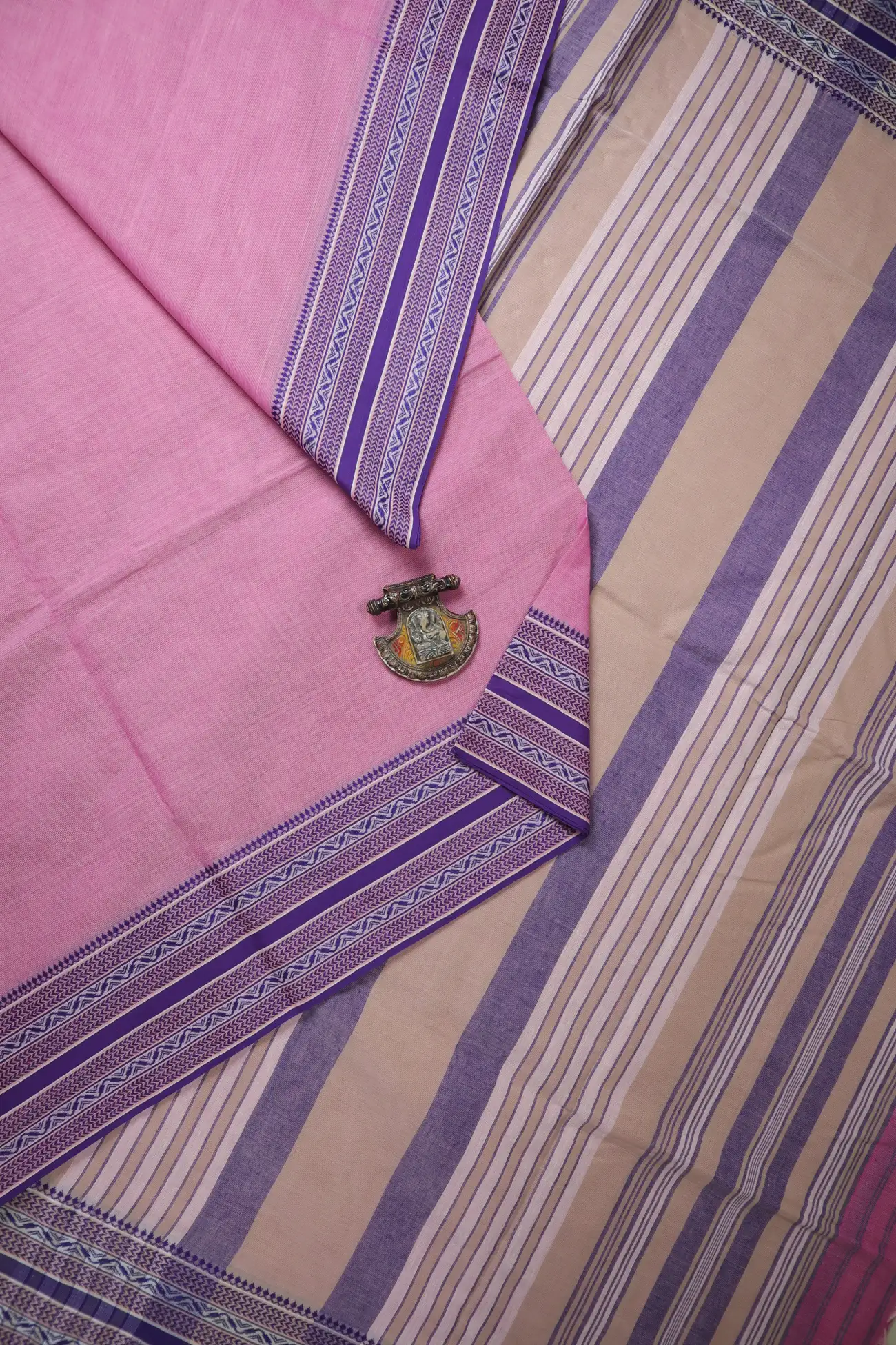 pink-zigzag-begumpuri-saree-kv001529-a