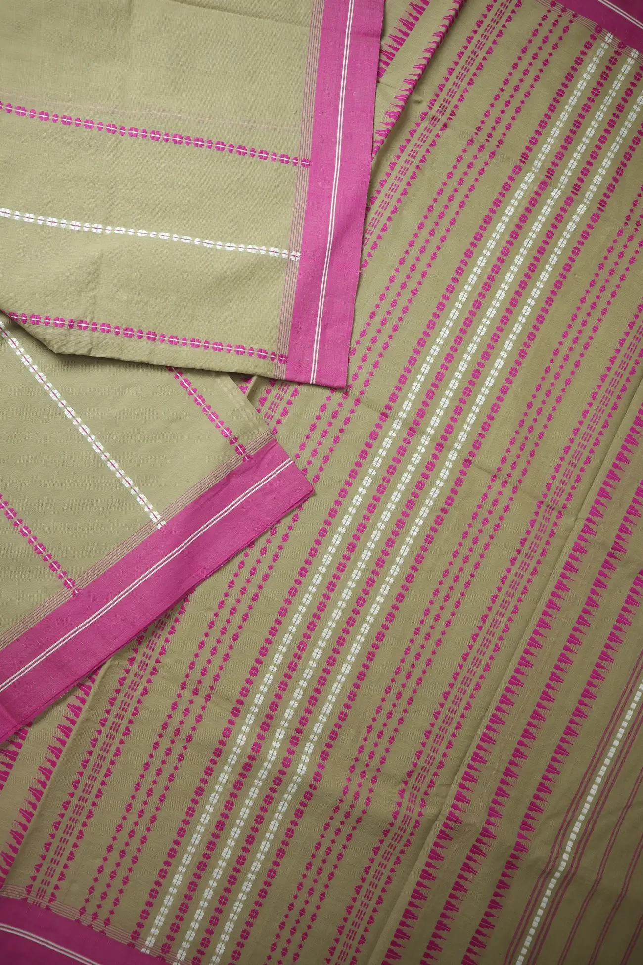 tan-vertical-stripes-begumpuri-saree-kv001536-b
