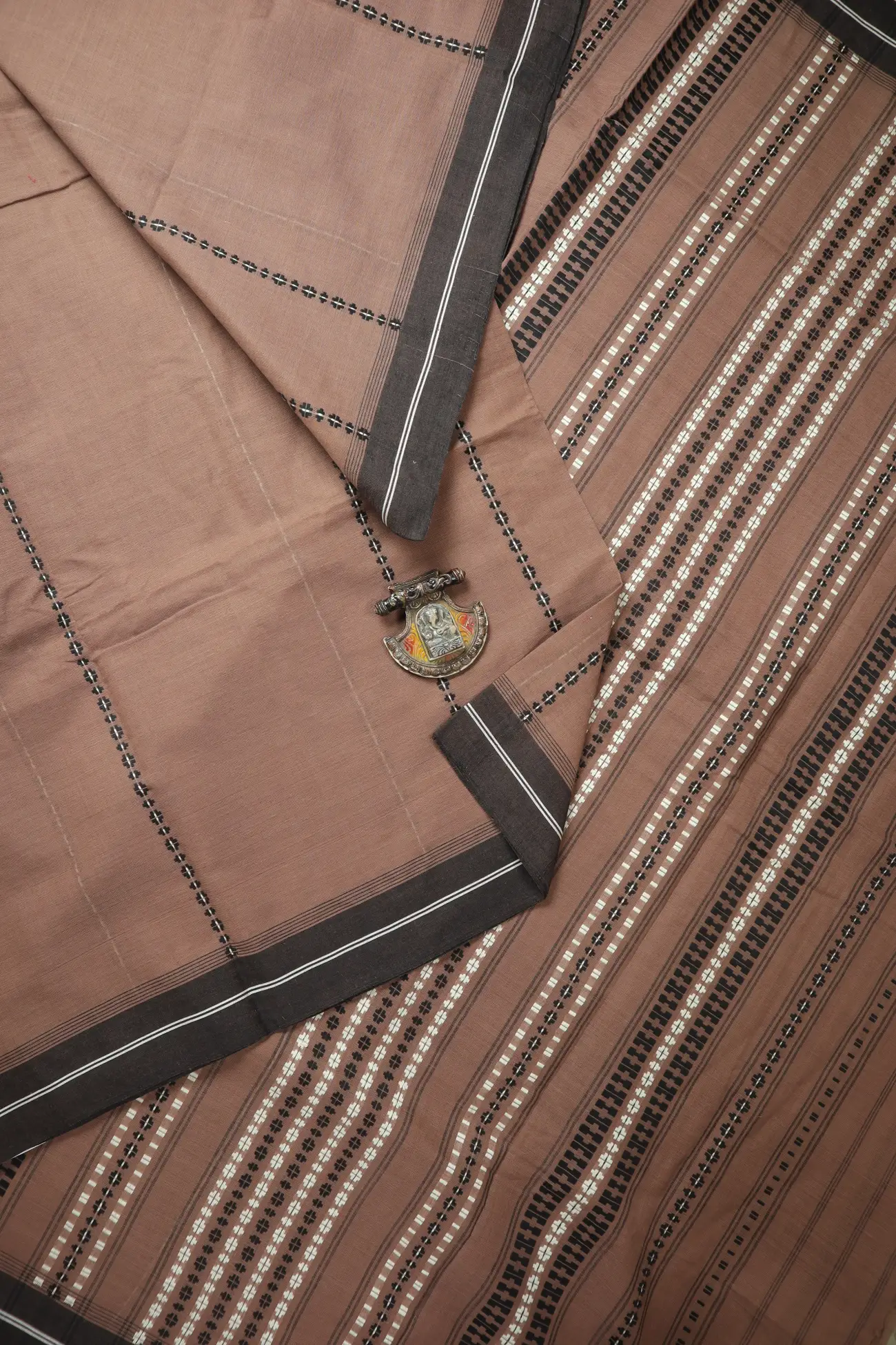 rosy-brown-vertical-stripes-begumpuri-saree-kv001533-a