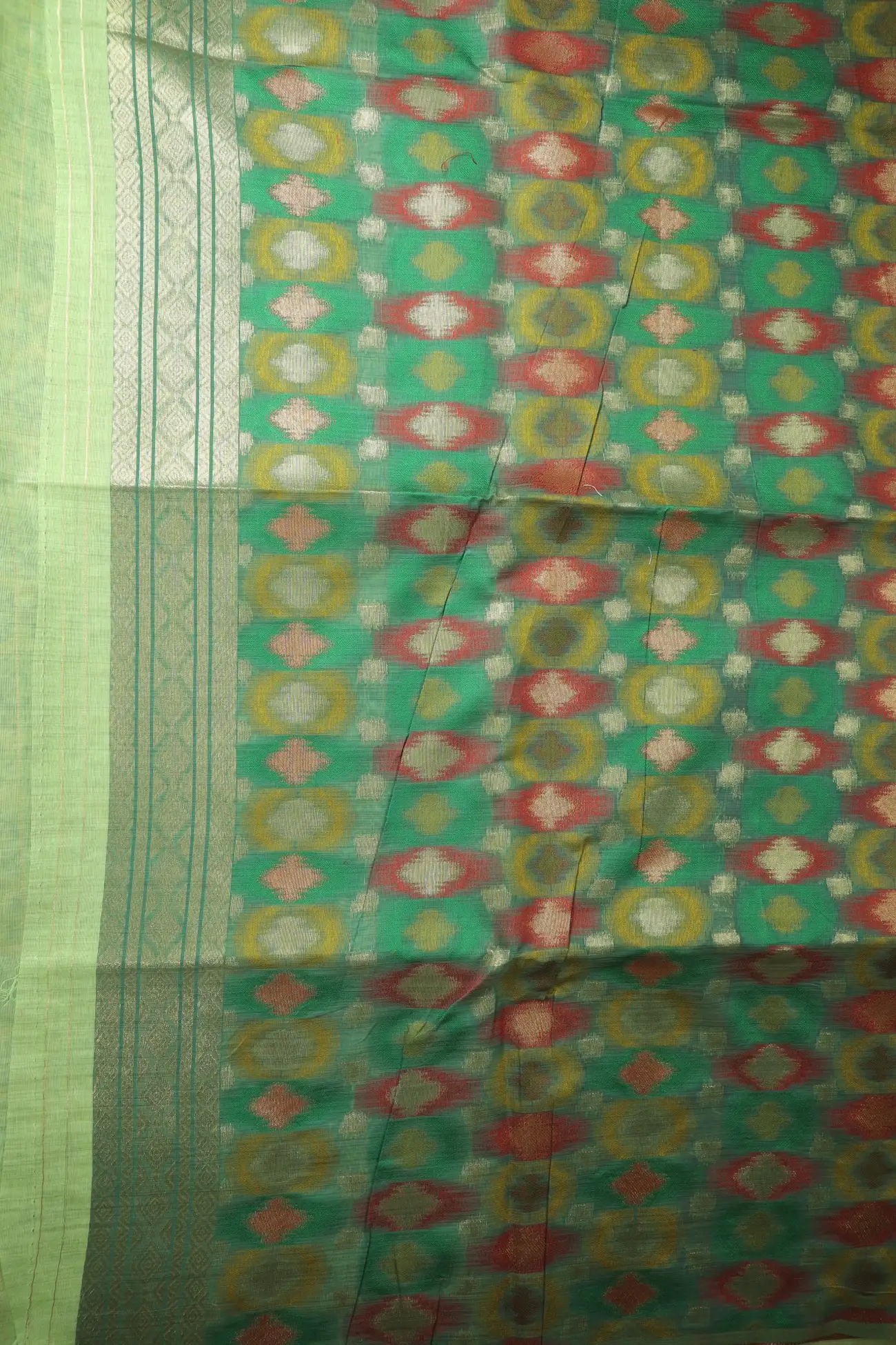 pista-green-flower-diamoned-fancy-saree-fs000040-c