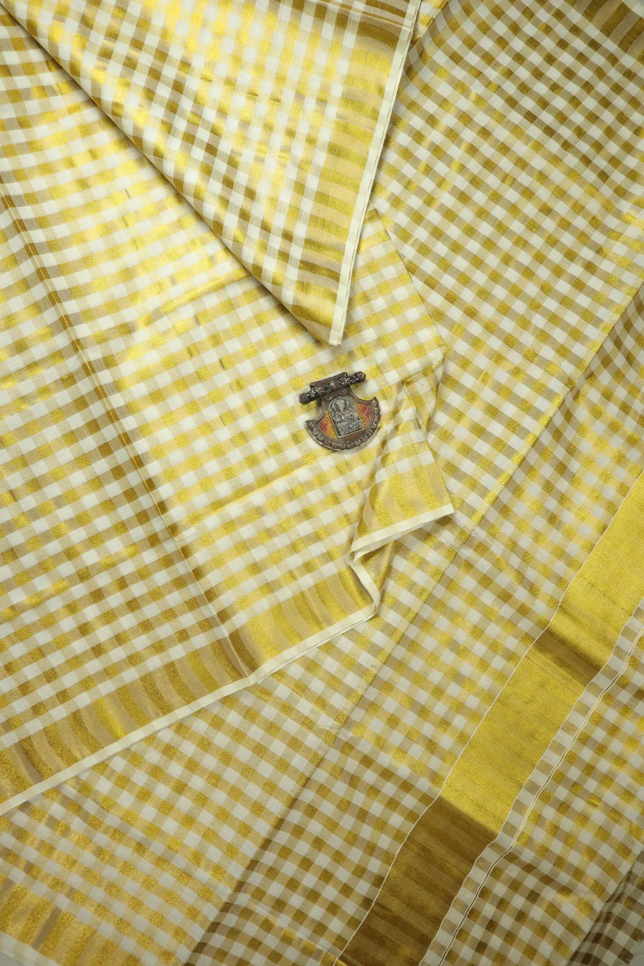 off-white-checked-kerala-saree-kls000236-a