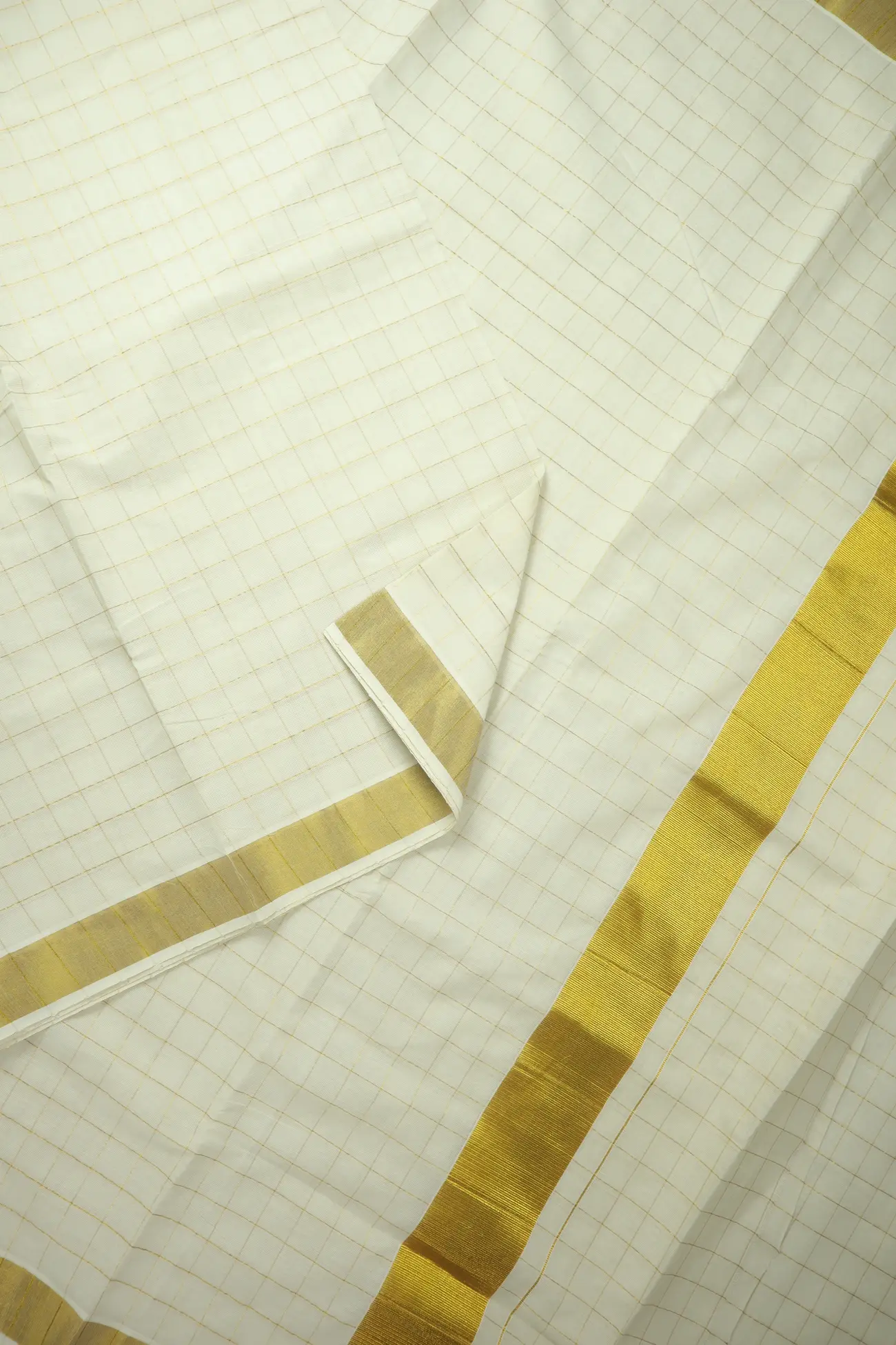 off-white-checked-kerala-saree-kls000245-b