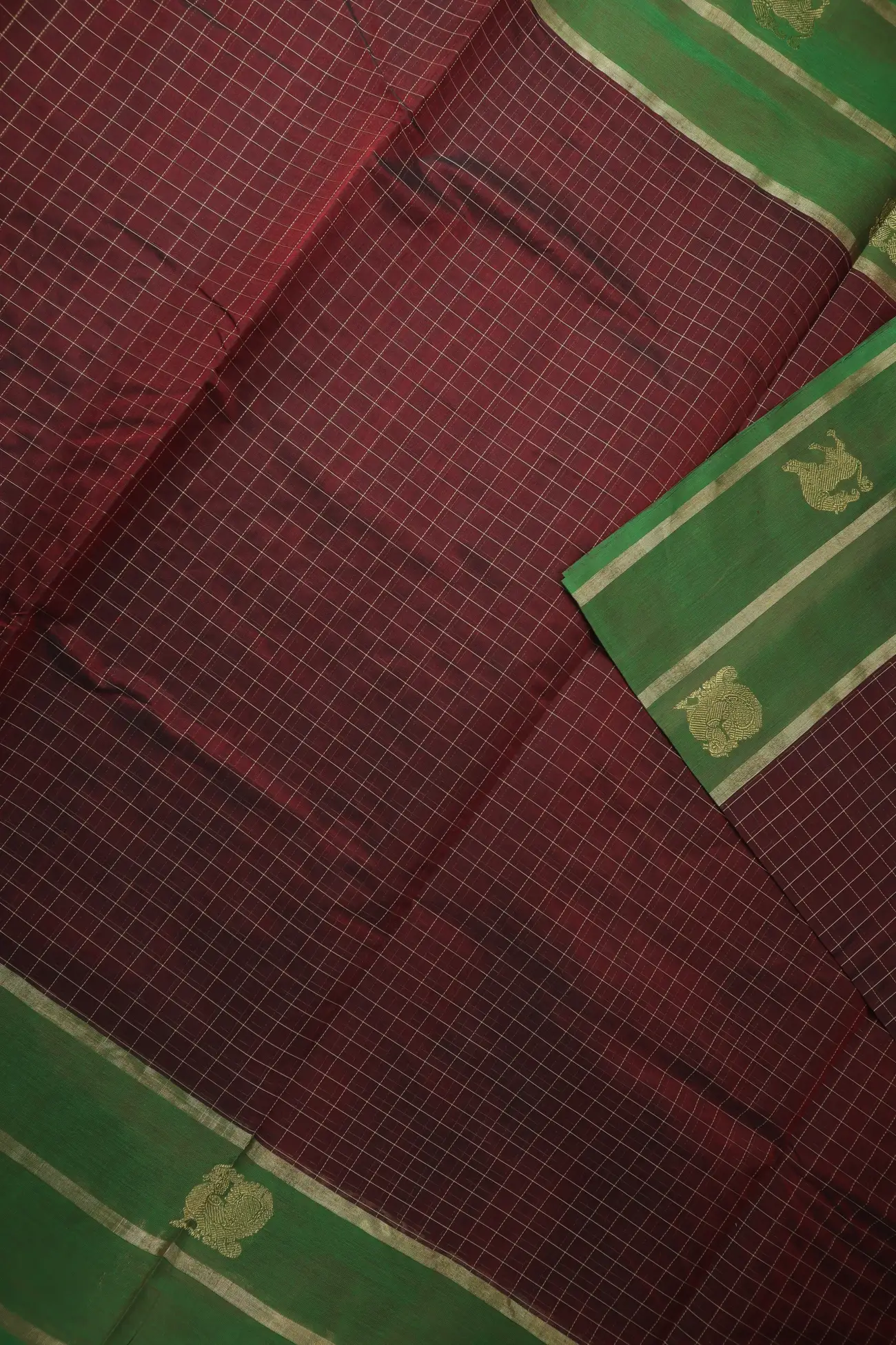 dark-maroon-annapakshi-yazhi-rettai-pettu-kanchi-silk-cotton-saree-sc003231-c