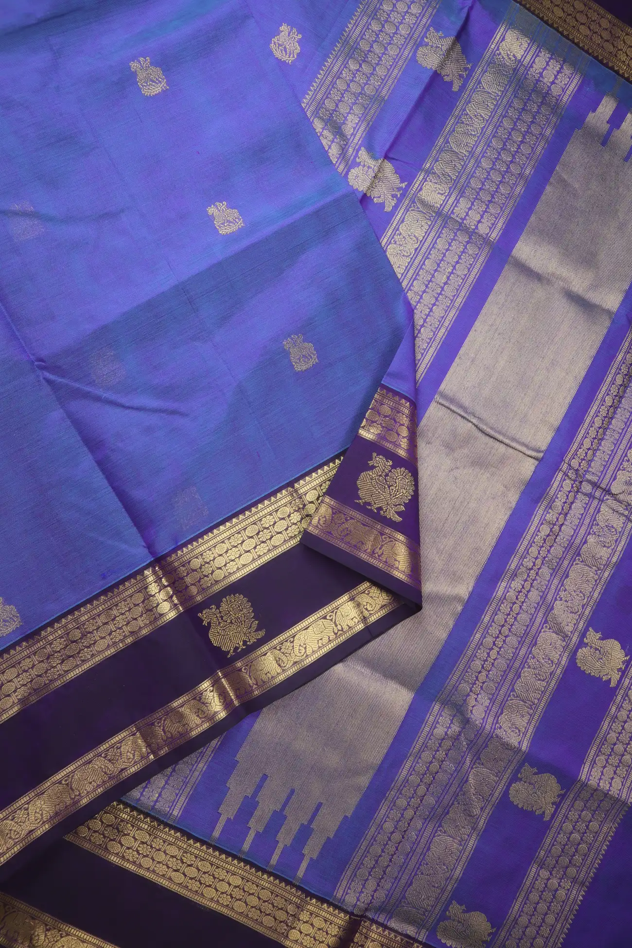 royal-blue-peacock-elephant-kanchi-silk-cotton-saree-sc003239-b