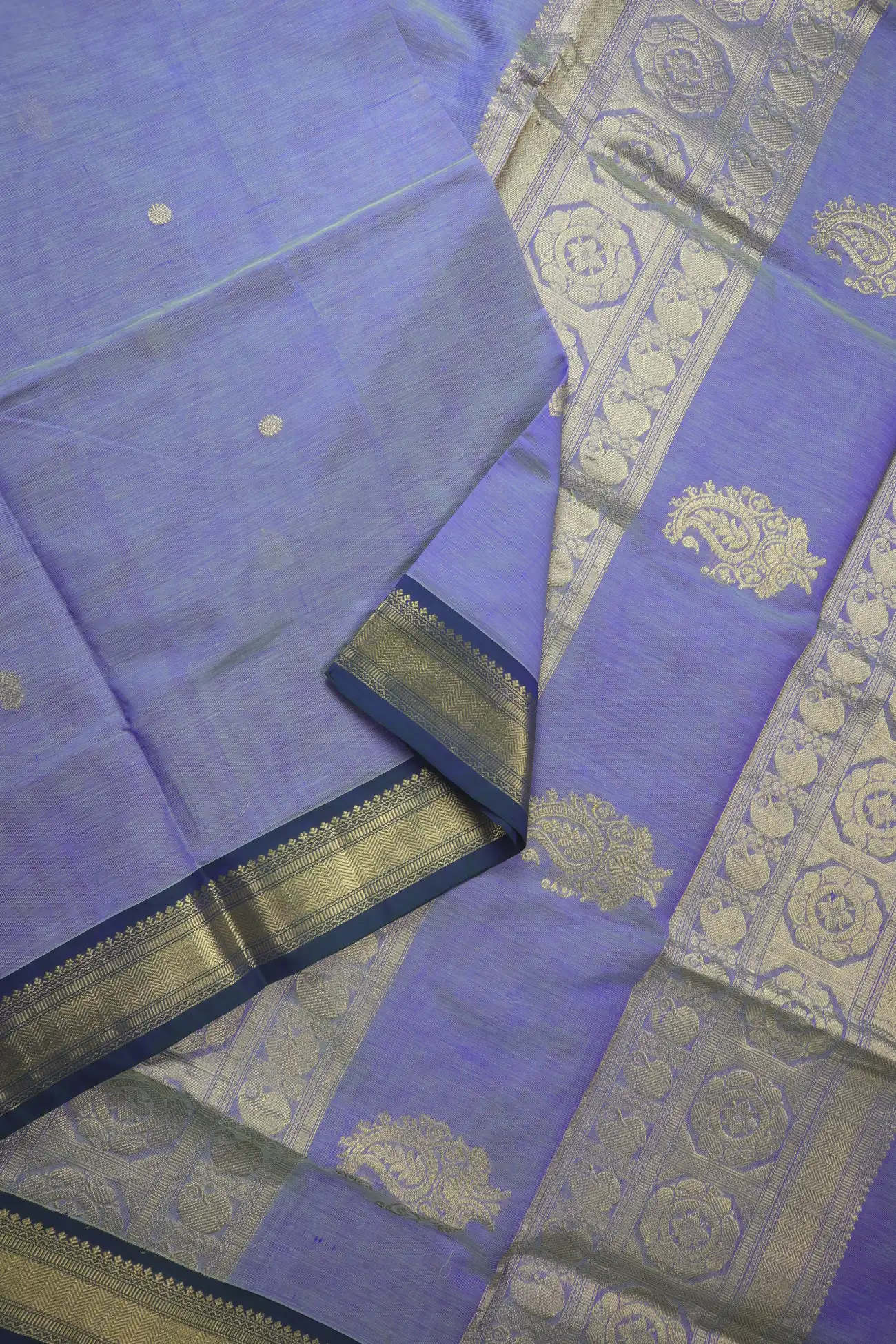 lilac-kamalam-butta-bavanji-border-kanchi-silk-cotton-saree-sc003181-b