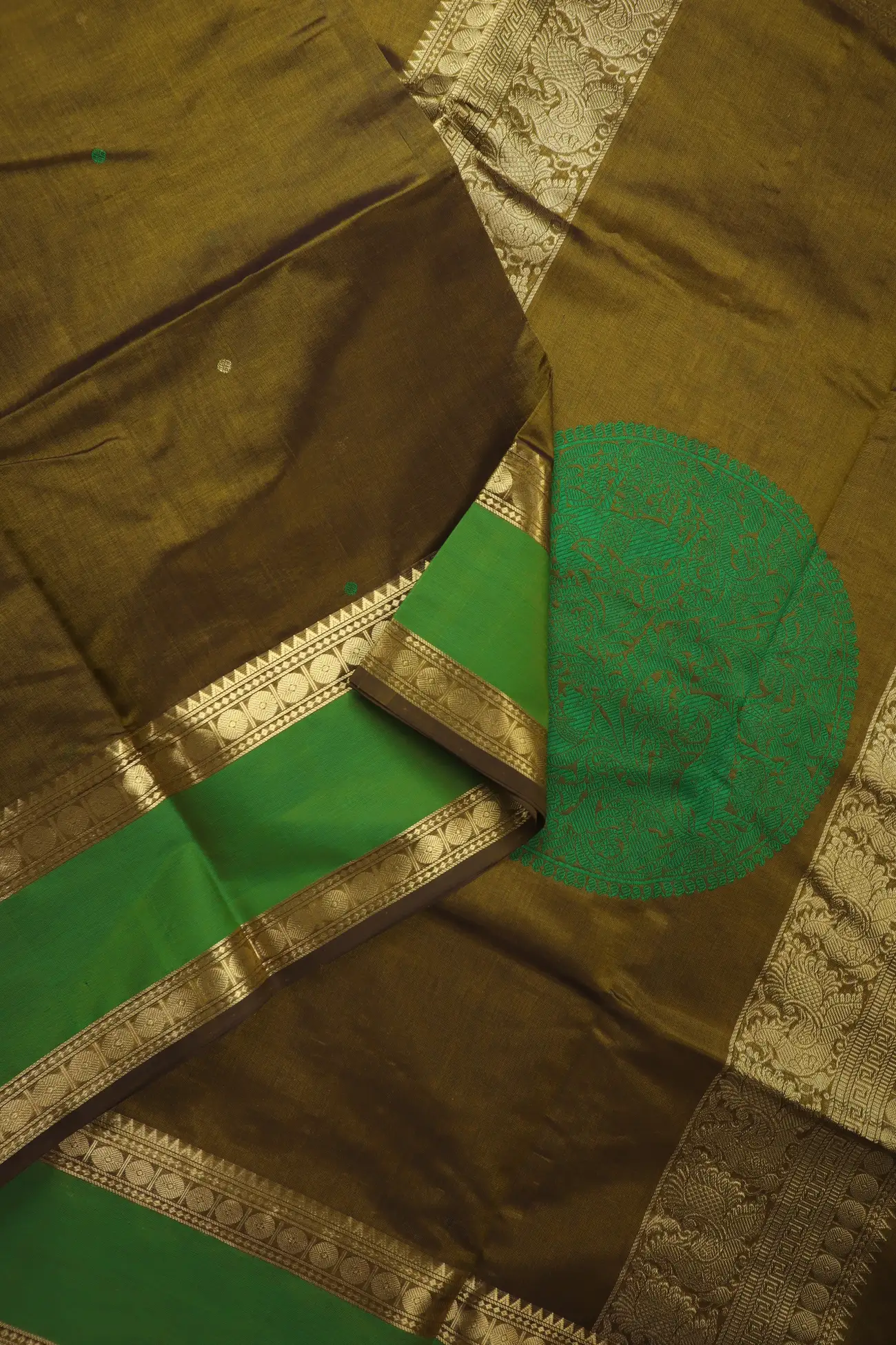 olive-rettai-pettu-ruthratcham-kanchi-silk-cotton-saree-sc003180-b