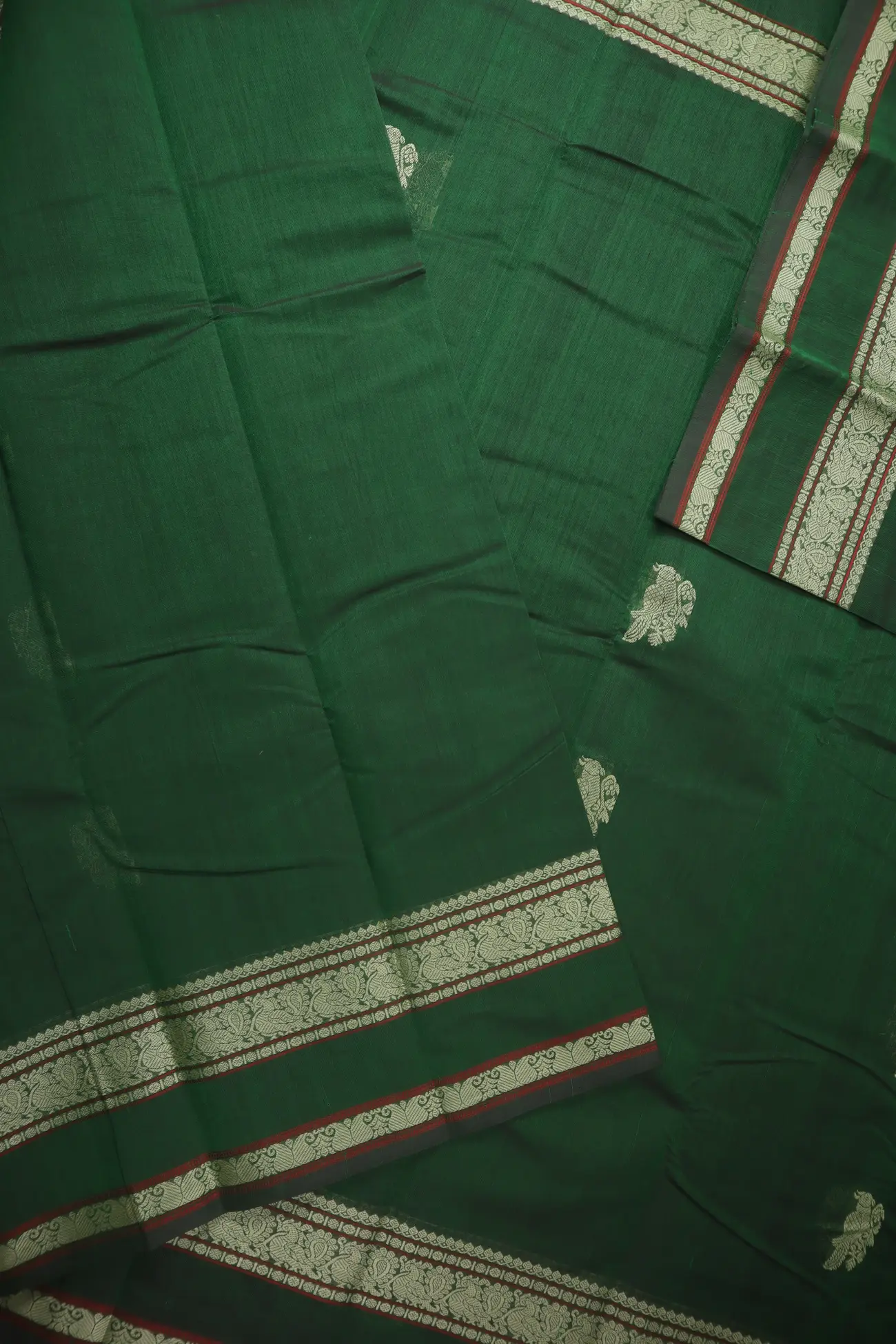 dark-green-peacock-parrot-ruthratcham-kanchi-cotton-saree-ek000020-e