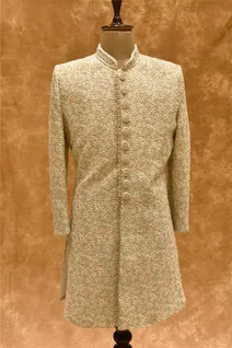 sea-green-pure-georgette-mens-sherwani-with-thread-work-sw005157-a