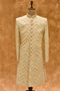 pista-raw-silk-mens-sherwani-with-thread-with-mirror-work-sw005213-a