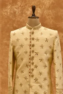 gold-raw-silk-mens-sherwani-with-mirror-work-sw005214-b