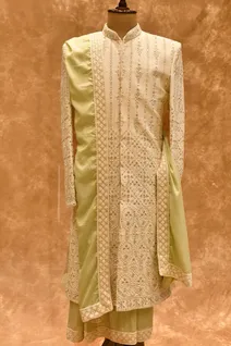 white-raw-silk-mens-anarkali-sherwani-with-mirror-hand-work-sw005657-a