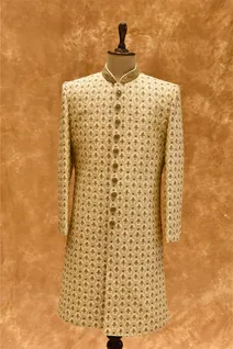 gold-raw-silk-mens-sherwani-with-bead-weaving-stone-work-sw006129-a