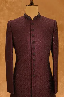 wine-silk-satin-mens-sherwani-with-combine-of-thread-workstone-work-sw009013-b