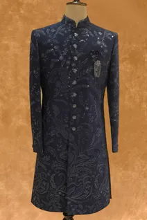 navy-blue-georgette-mens-sherwani-with-hand-work-sw009190-a