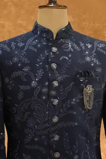 navy-blue-georgette-mens-sherwani-with-hand-work-sw009190-c