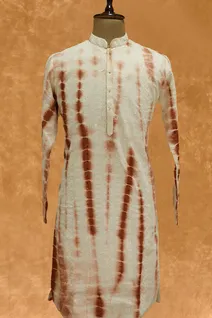 white-and-brown-cotton-tie-dye-kurta-pajama-sw005990-a