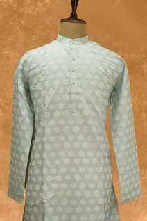 light-green-semi-raw-silk-kurta-pajama-with-self-print-sw006508-b