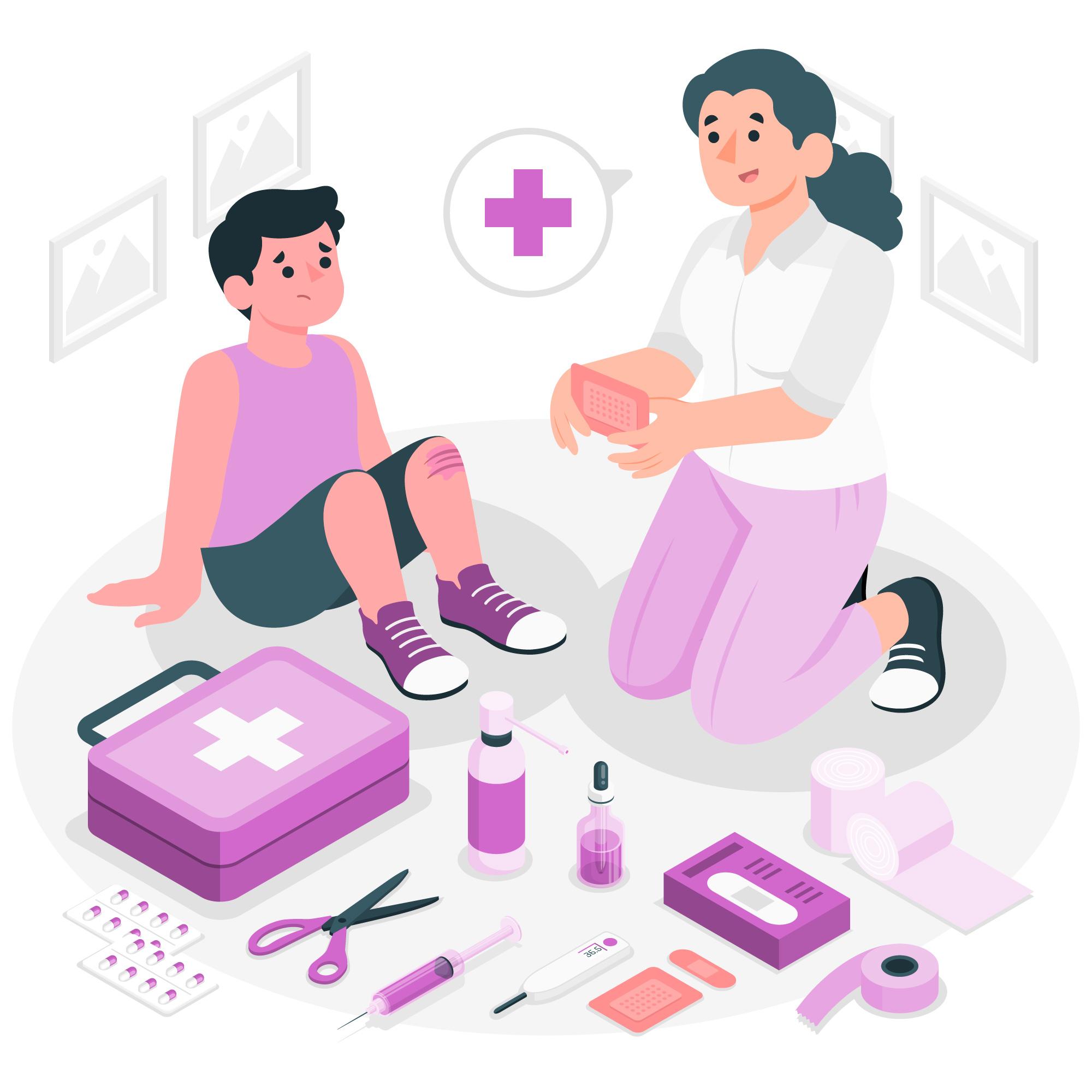 the value of a personal first aid kit provision
