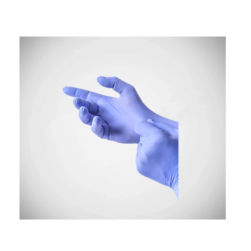 Romson - Blue Nitrile Examination Gloves1