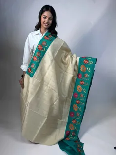 elegant-semi-tussar-saree-in-cream-with-green-accents-sw00000253-a