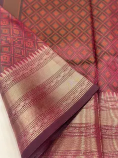 semi-tussar-saree-maroon-with-diamond-shape-prints-sw00000259-b