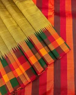 elegant-kanchi-silk-saree-in-mehandi-with-multicolor-checks-sw00000283-a