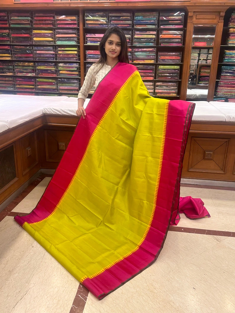 kanchi-silk-saree-in-lime-yellow-with-pink-border-sw00000289-a
