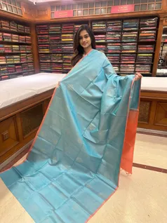 lightweight-silk-saree-in-light-blue-with-peach-border-sw00000303-a