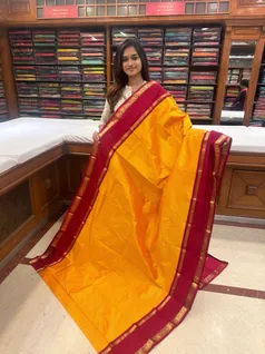 kanchi-silk-saree-in-mango-yellow-with-maroon-rettai-pettu-border-and-tiny-checks-sw00000312-a