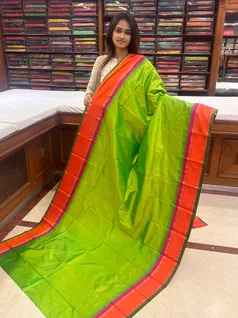 pure-kanchi-silk-saree-in-parrot-green-with-orange-temple-border-sw00000320-a