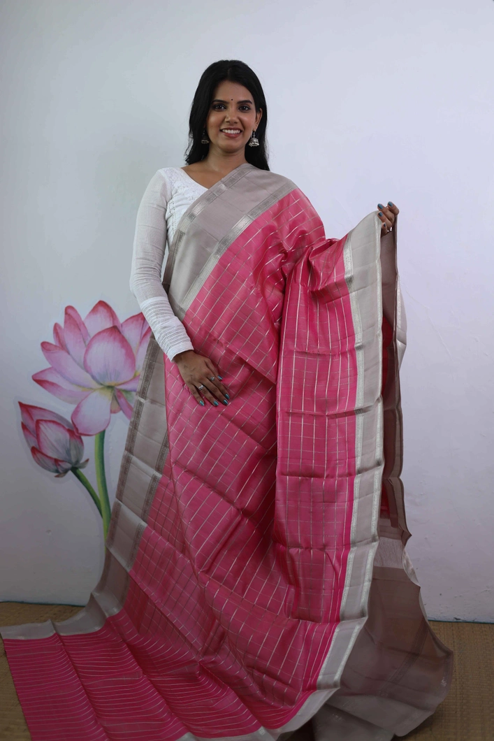 elegant-pink-and-beige-lightweight-silk-saree-with-rettai-pettu-border-sw00000353-a