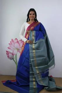 kanchi-silk-saree-in-navy-blue-with-gray-magenta-ganga-jamuna-border-sw00000355-b