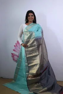 kanchi-silk-saree-in-sky-blue-and-gray-with-gold-zari-checks-sw00000359-b