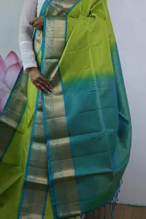 elegant-lightweight-silk-saree-in-parrot-green-with-blue-border-sw00000360-c