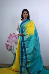 sunshine-yellow-and-teal-kanchi-silk-saree-sw00000363-b