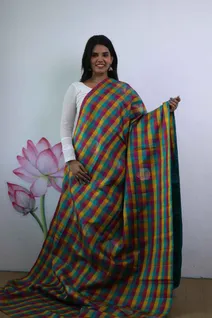 lightweight-silk-saree-with-multi-colour-checks-and-green-pallu-sw00000370-a